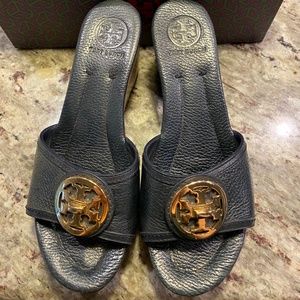 Tory burch wedge slide sandal